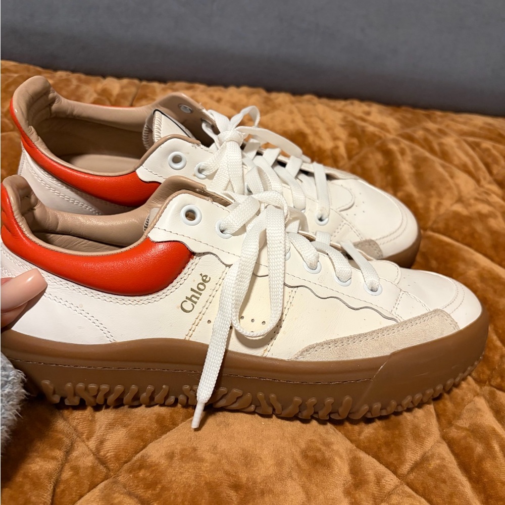 Chloe Franckie Scallop sneaker EU 37